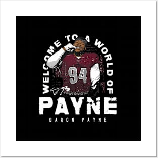 Daron Payne Washington World Of Payne Posters and Art